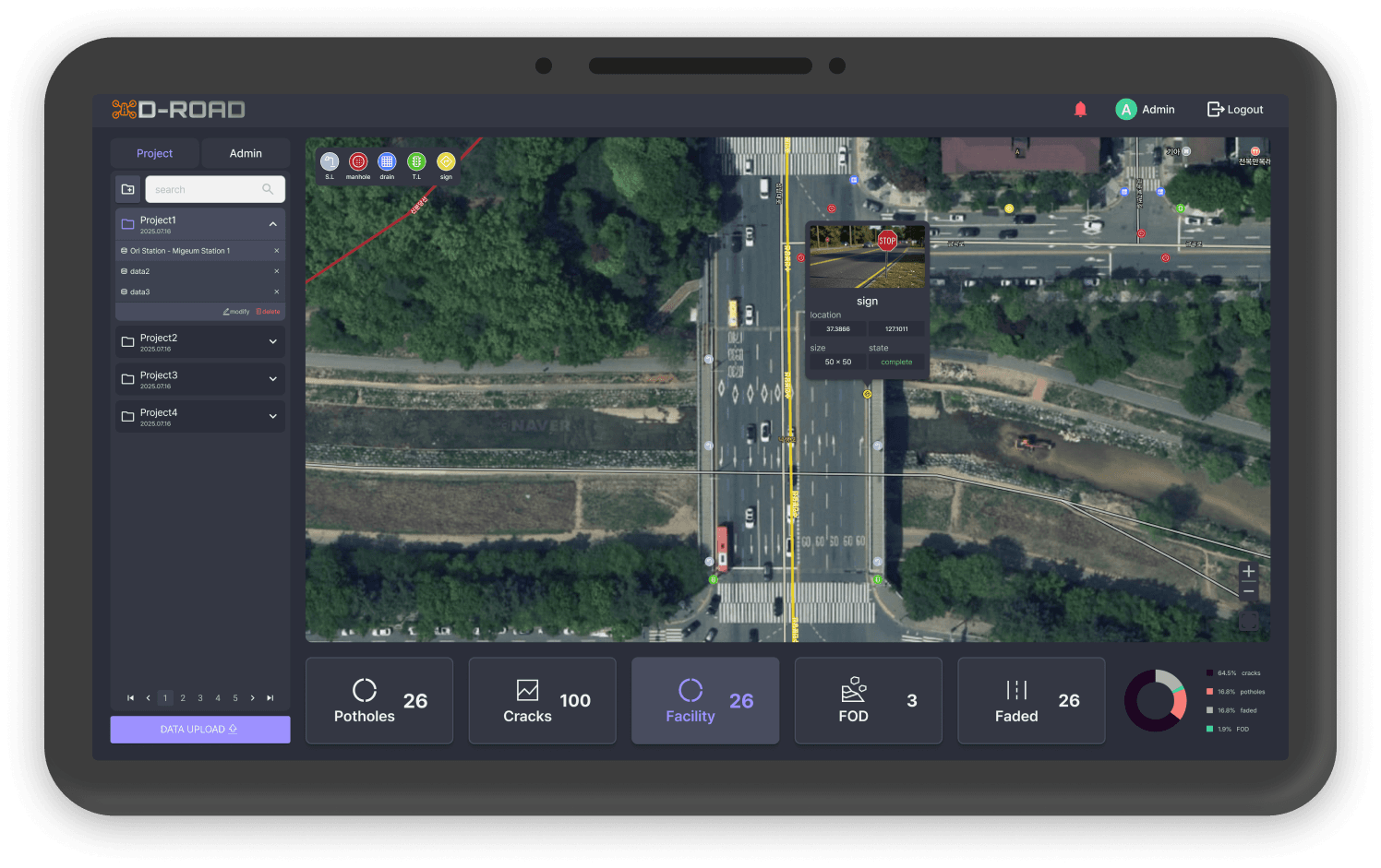 D-ROAD feature visual 2