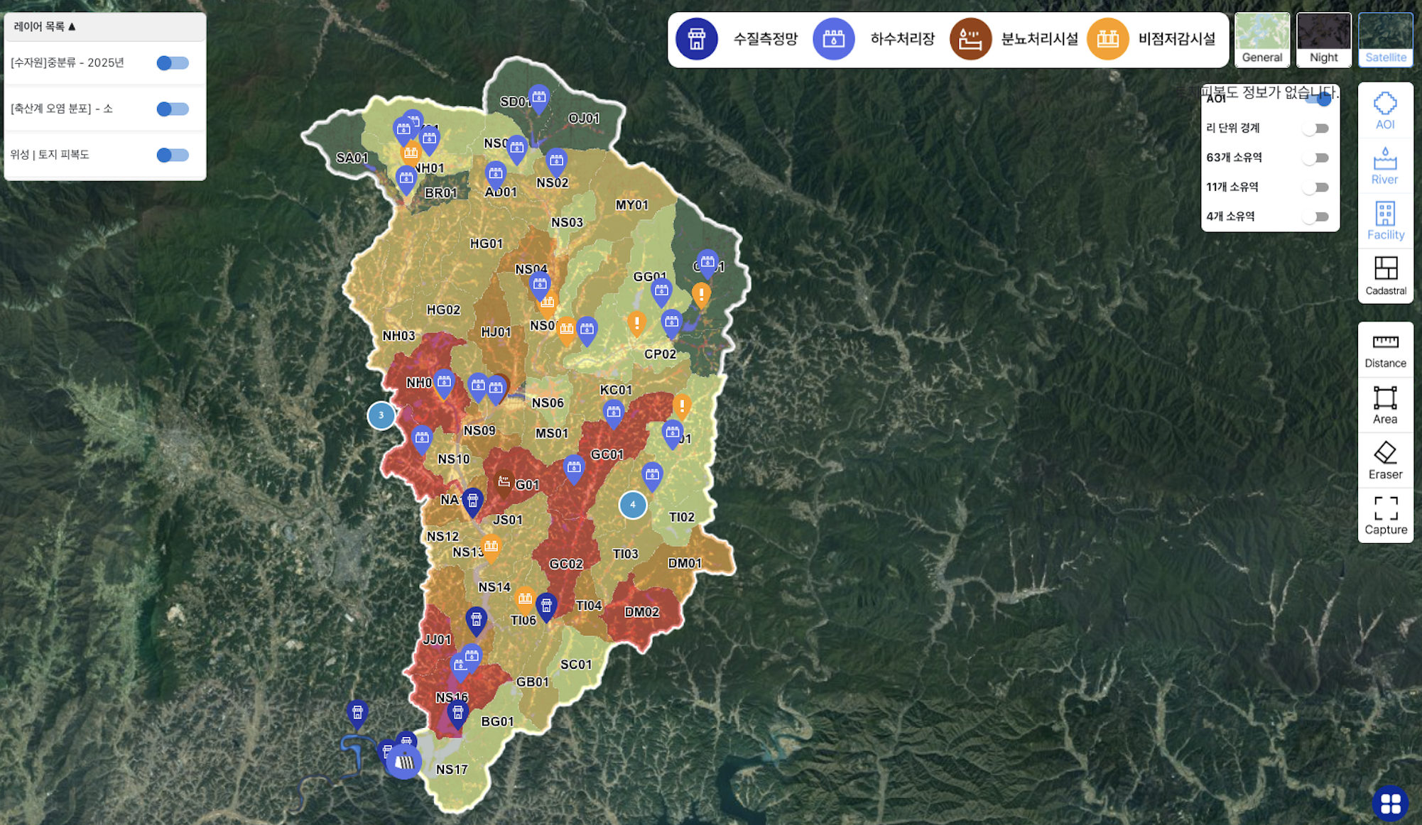 Integrated GIS layer review