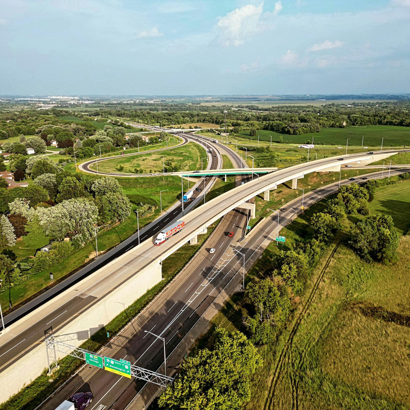 Aerial road infrastructure