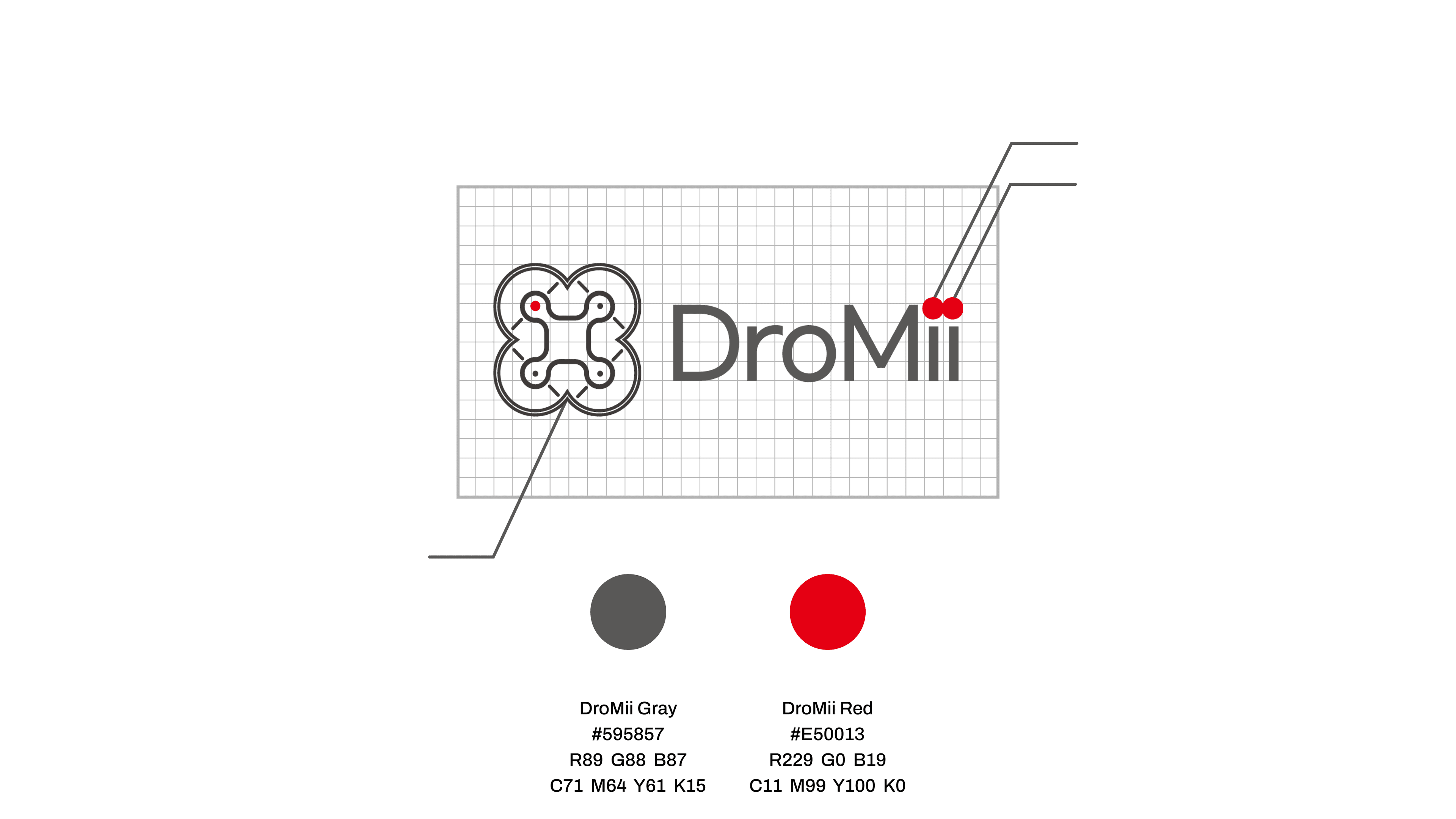 DroMii brand identity
